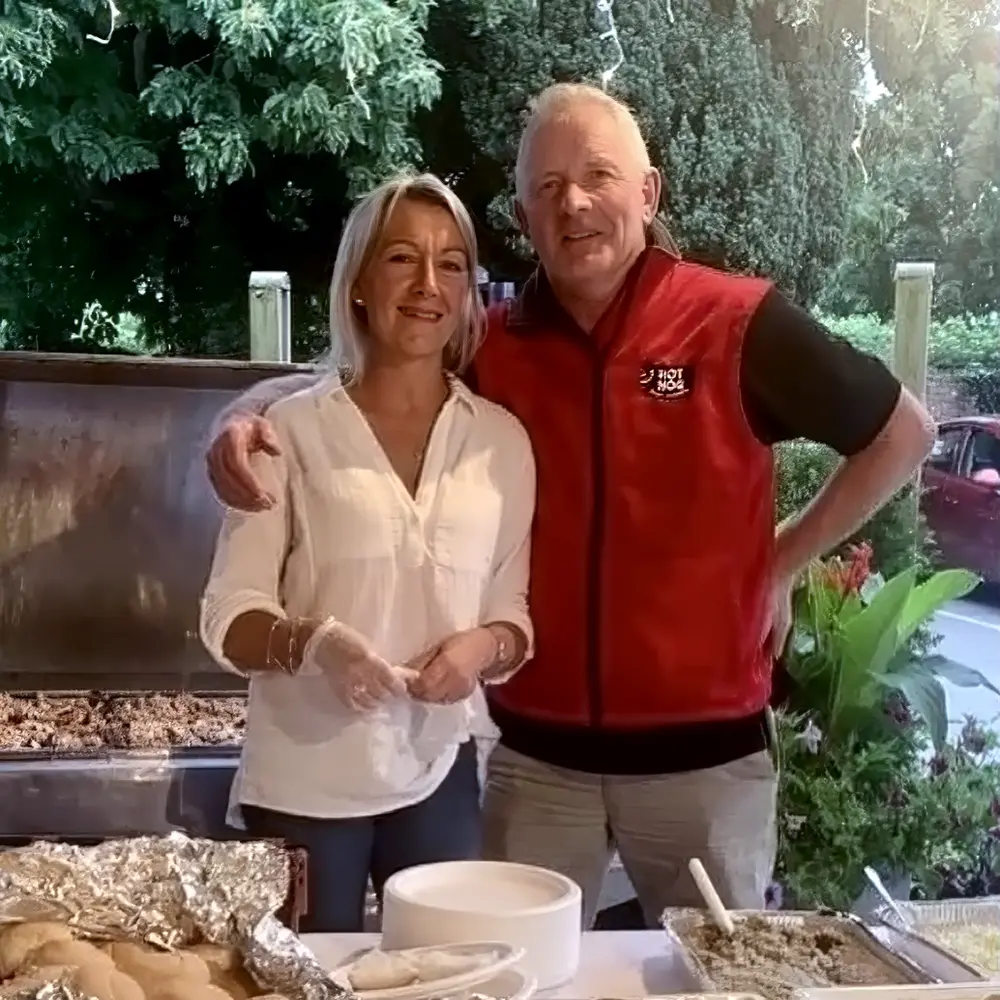 Rob and Andrea Hot Hog Roast